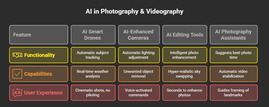 AI-Powered Photography & Videography Gear