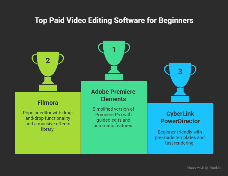 Best Paid Video Editing Software for Beginners