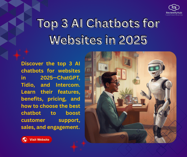Top 3 AI Chatbots for Websites in 2025
