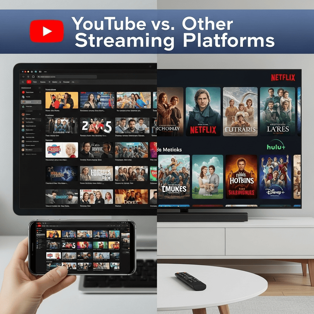 YouTube vs. Other Streaming Platforms