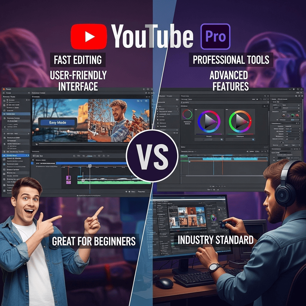 Filmora vs Premiere Pro in YouTube Content Creation
