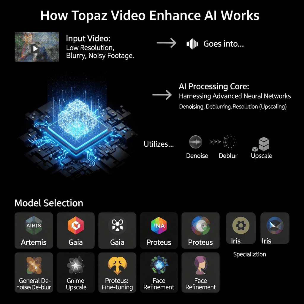 How Topaz Video Enhance AI Works
