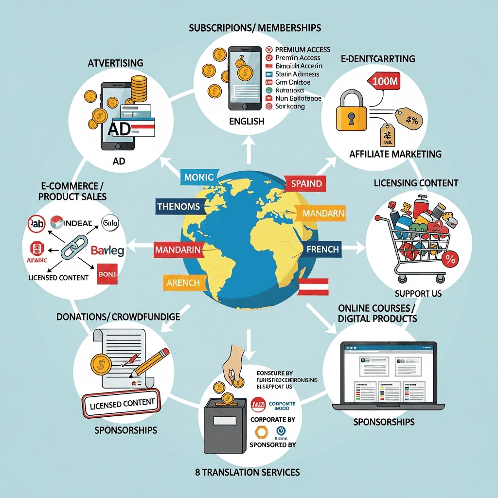 Monetization and Revenue Opportunities with Multi-Language Content