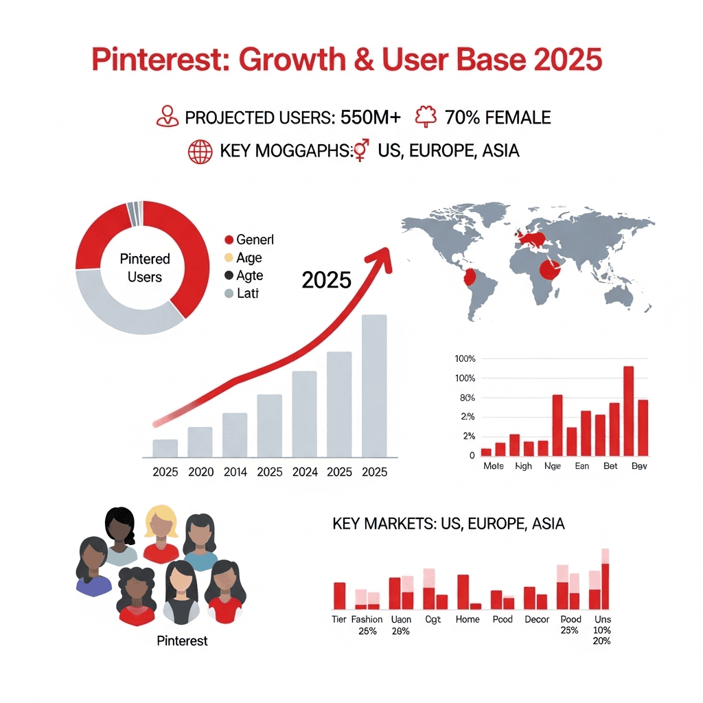 Pinterest’s Growth and User Base in 2025