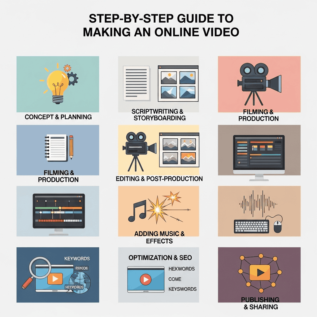 Step-by-Step Guide to Making an Online Video