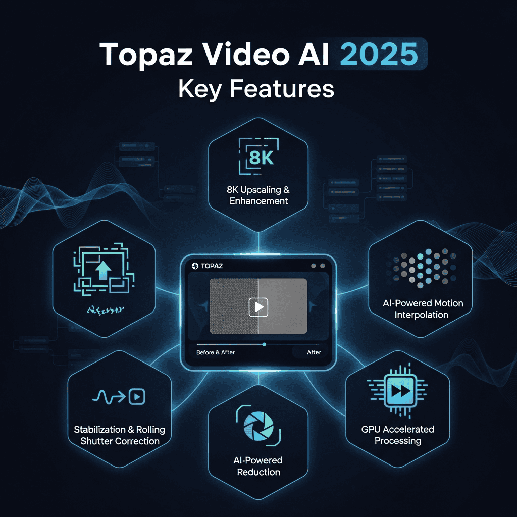 Topaz Video AI 2025 Key Features
